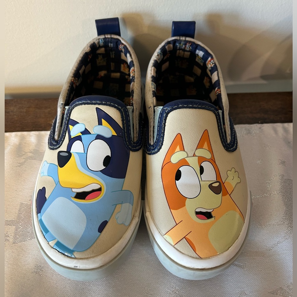 Bluey and Bingo Rubber and Canavs Slip on Shoes